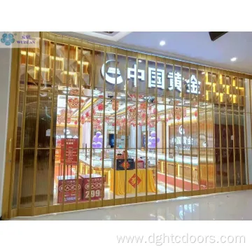 Polycarbonate Transparent Sliding Folding Door